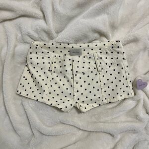 vintage polka dots mini shorts low rise coquette brandy melville